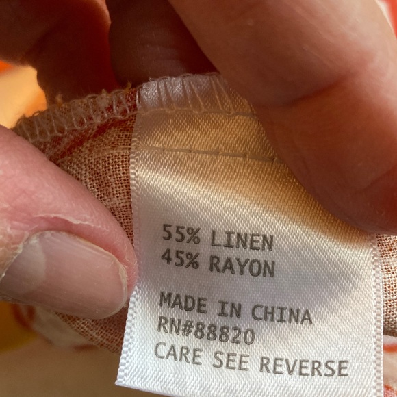 Rachel Zoe Yellow, Orange & White Floral Halter Top - Picture 4 of 8